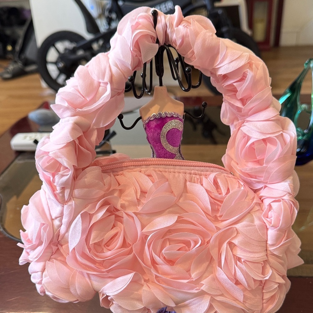 Floral Pink Mini Bag New Flower Girl Easter Wedding